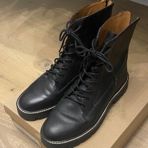 Madewell Black Leather Women's Boots